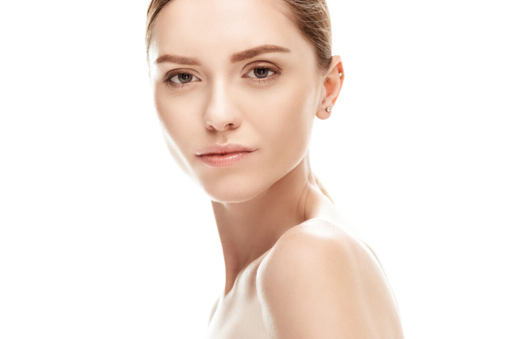 Young woman with beautiful skin